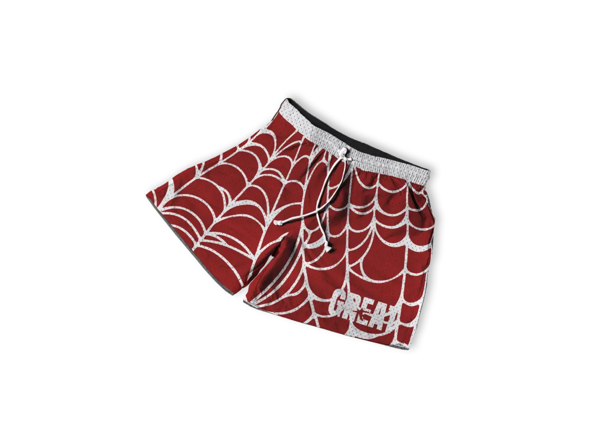 Great Mesh Shorts in Red
